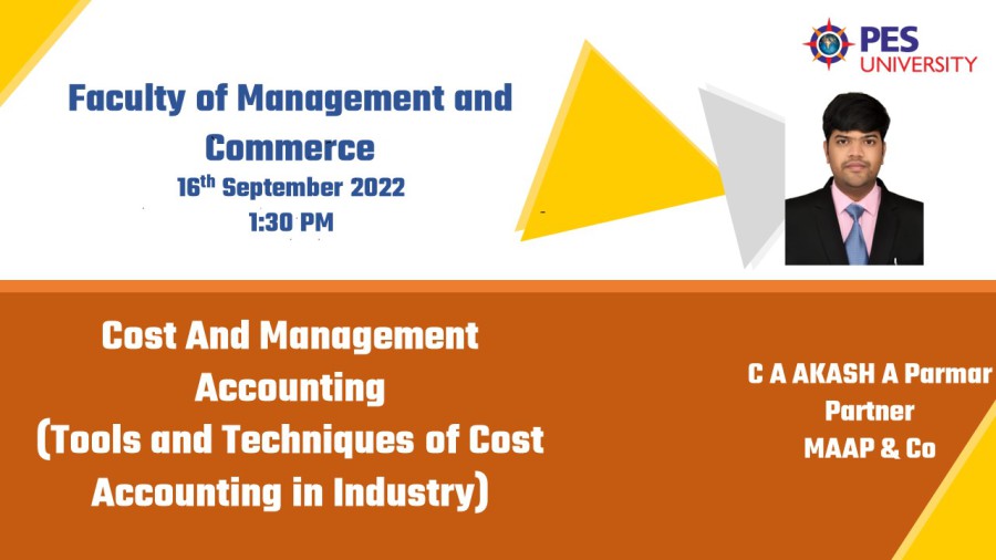 Cost & Management Accounting