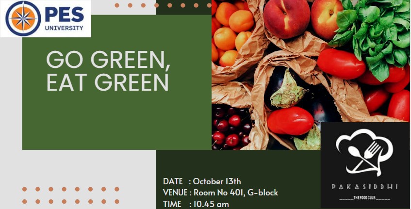 GO GREEN, EAT GREEN