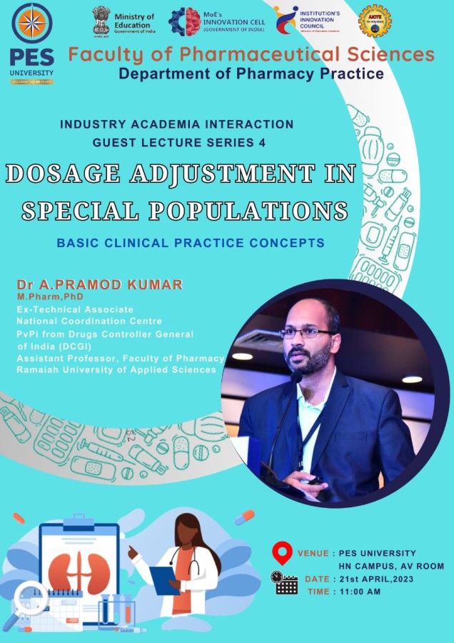 Dosage Adjustment in Special Populations