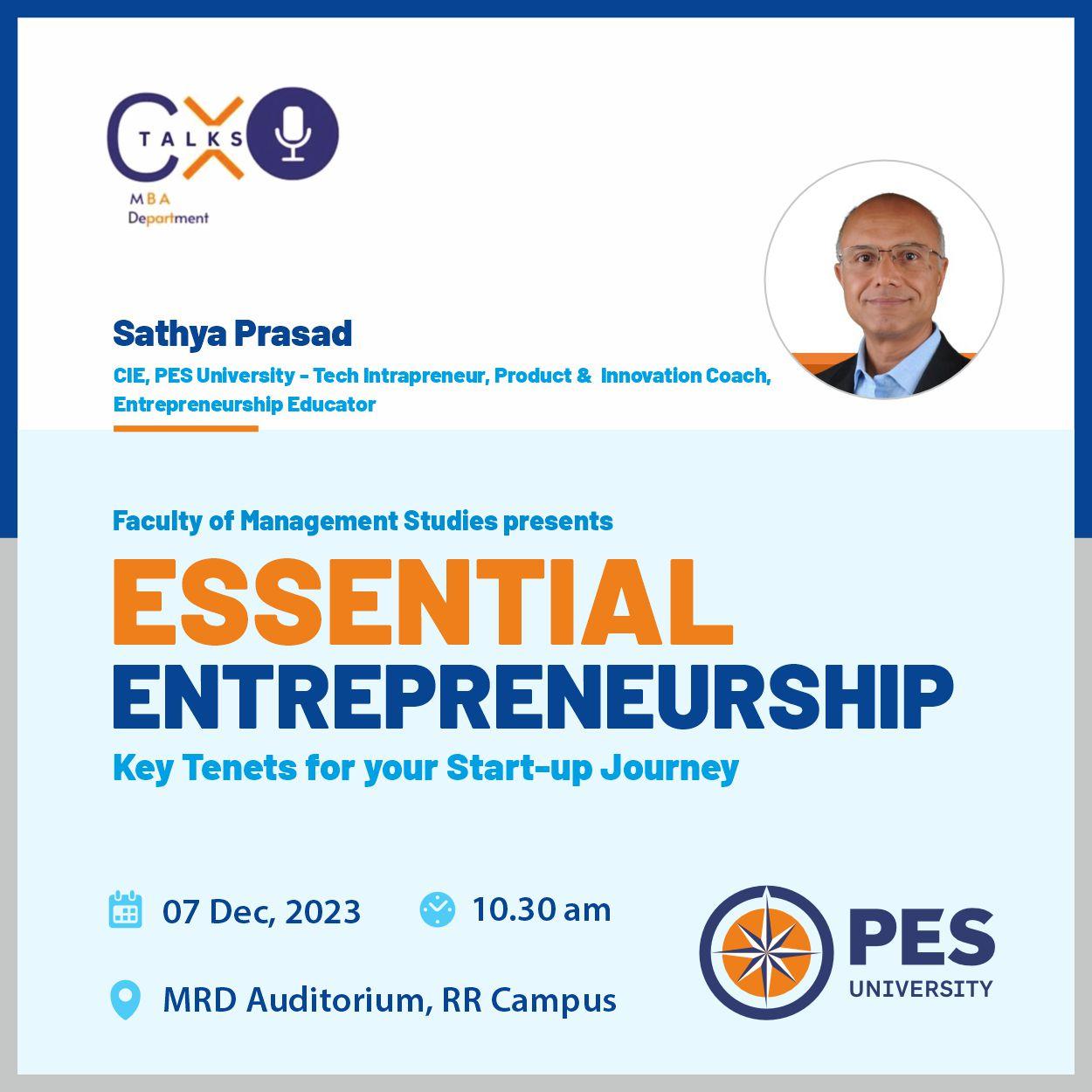 Essential Entrepreneurship