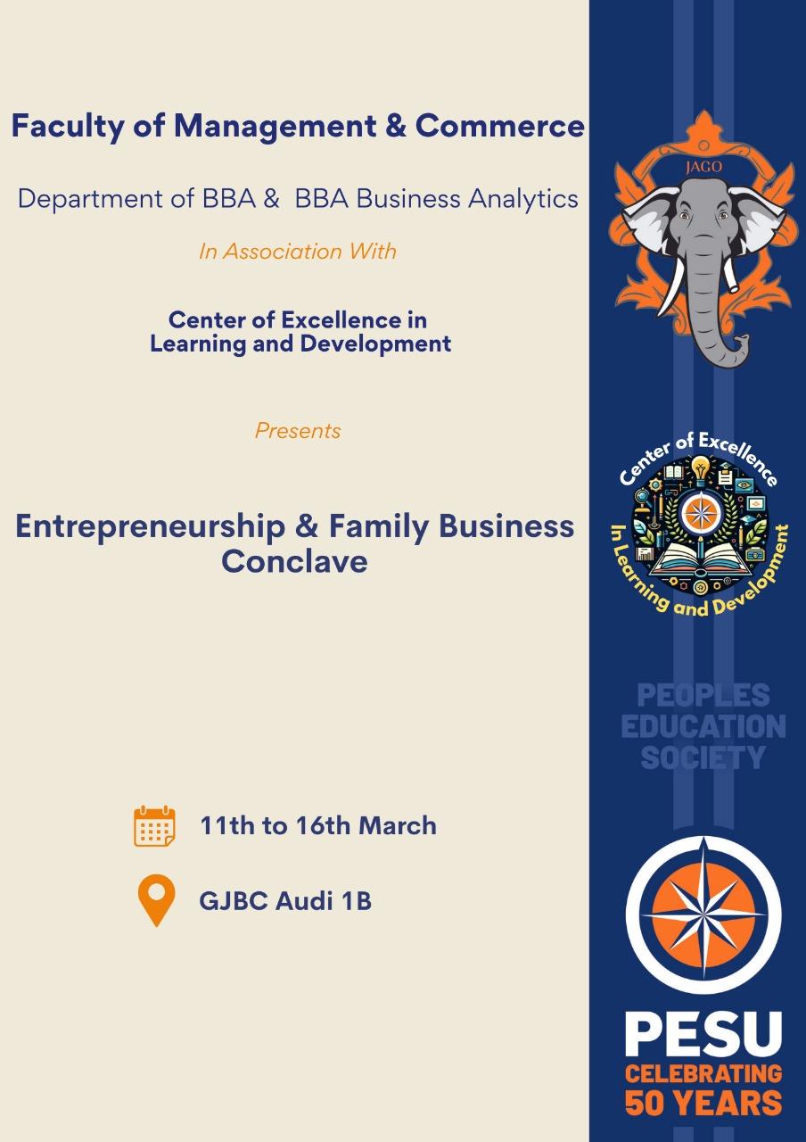 Entrepreneurship & Family Business Conclave