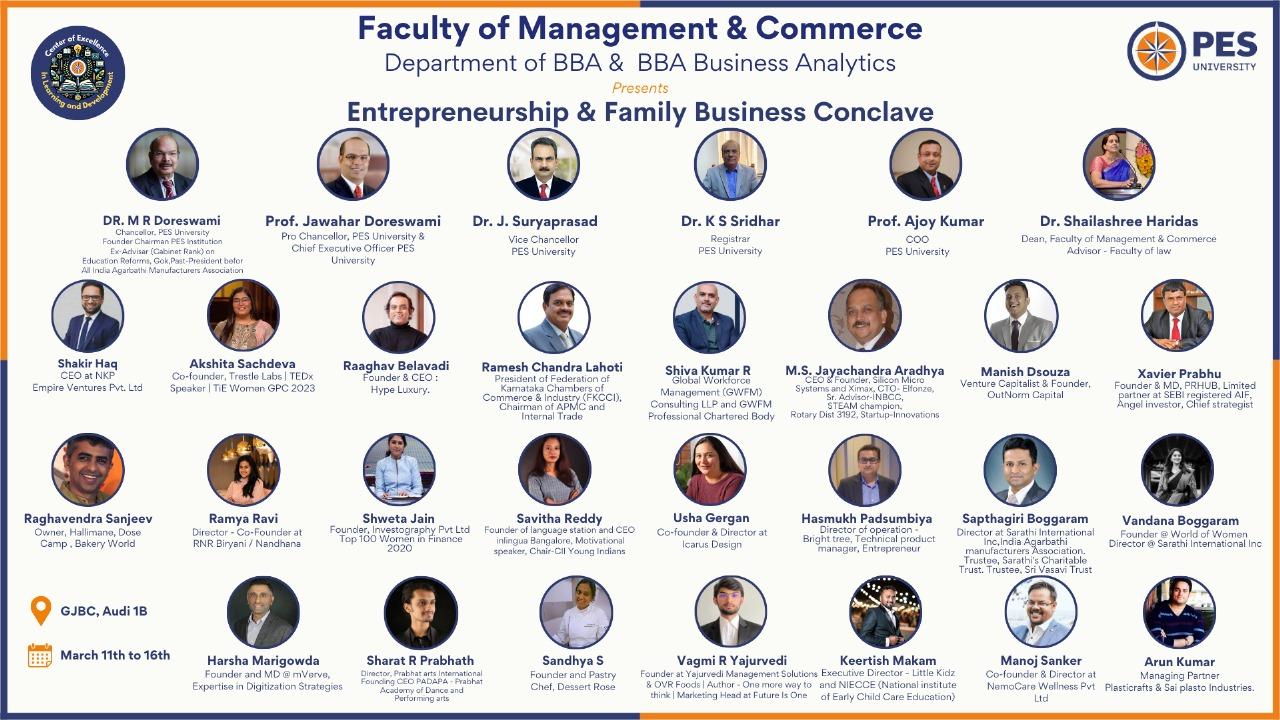 Entrepreneurship & Family Business Conclave