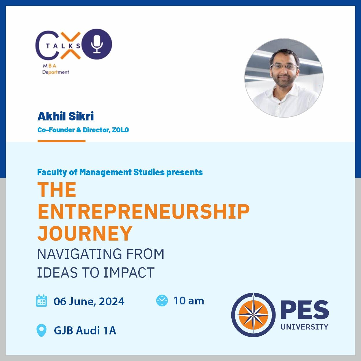 The Entrepreneurship Journey