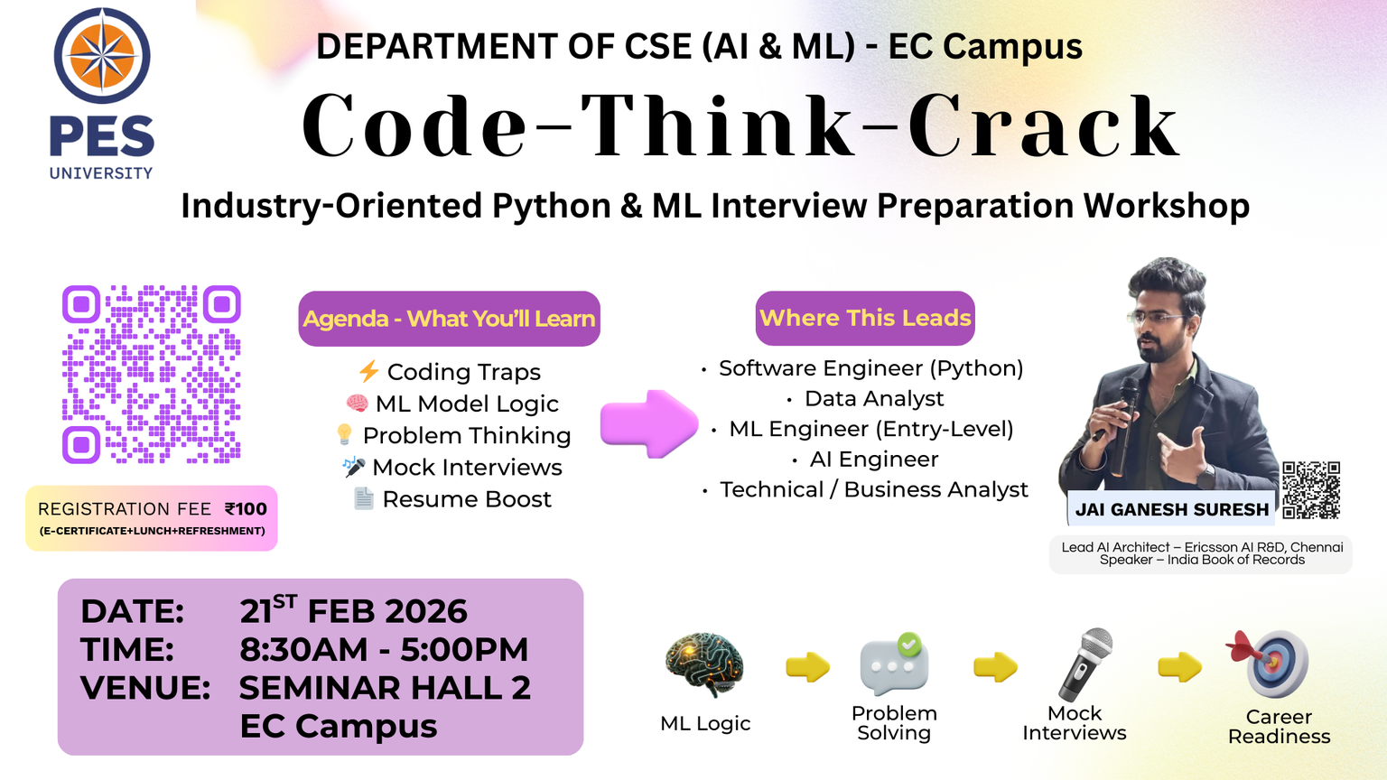 Code, Think, Crack