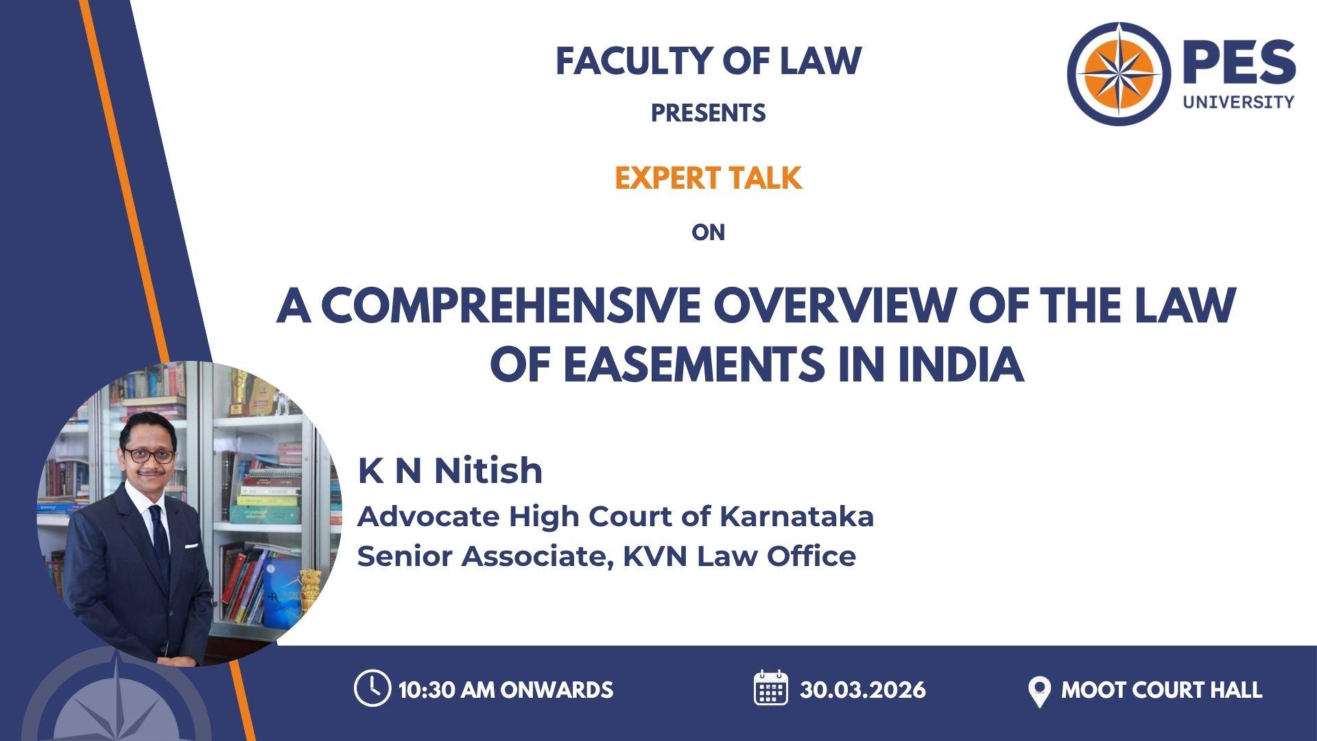 A Comprehensive Overview of The Law of Easements in India