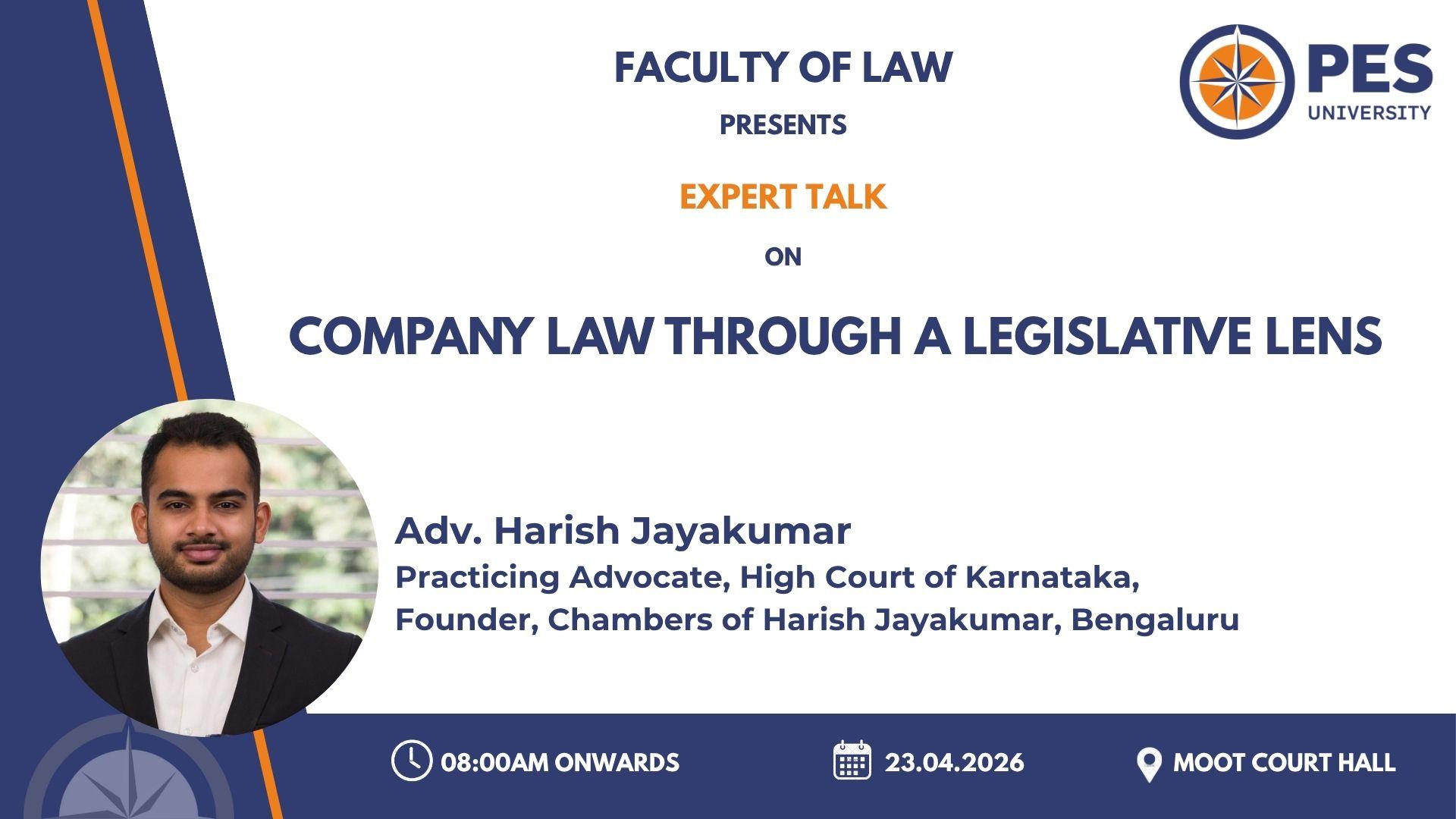 Company Law Through a Legislative Lens