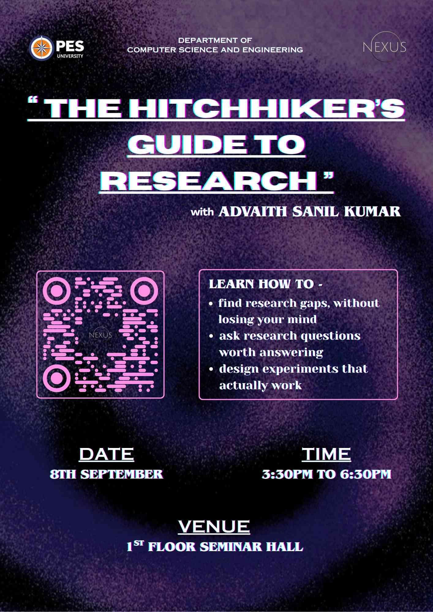The Hitchhiker's Guide to Research
