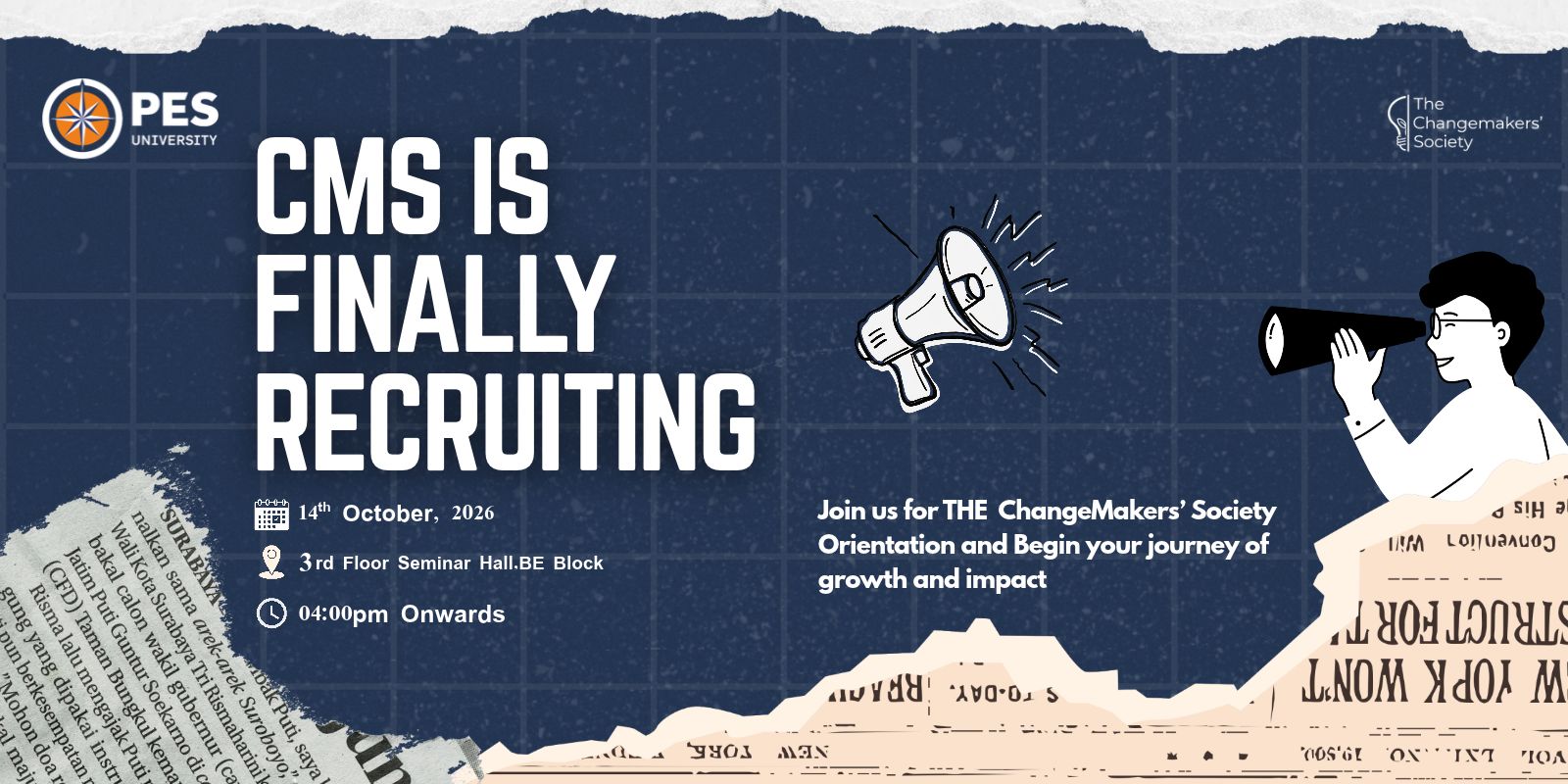 CMS Recruitment Drive 2026