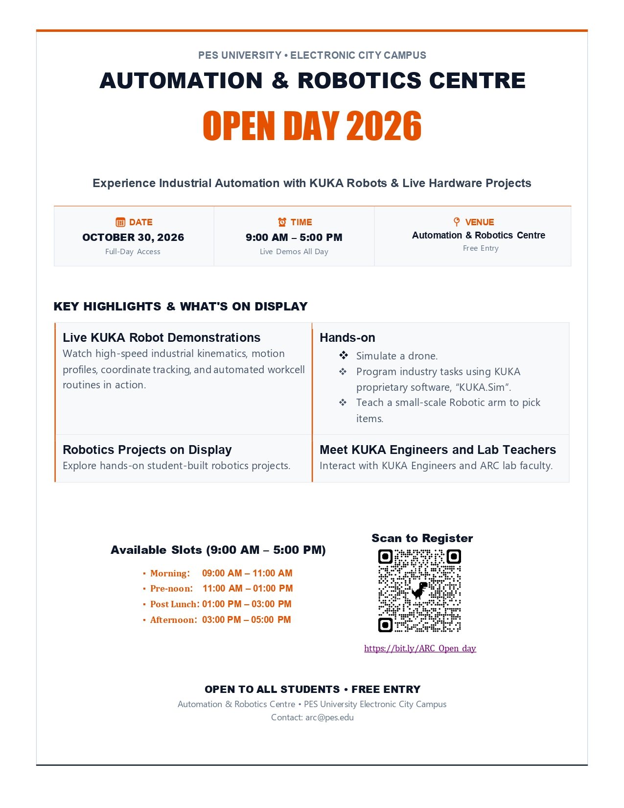 Open Day 2026
