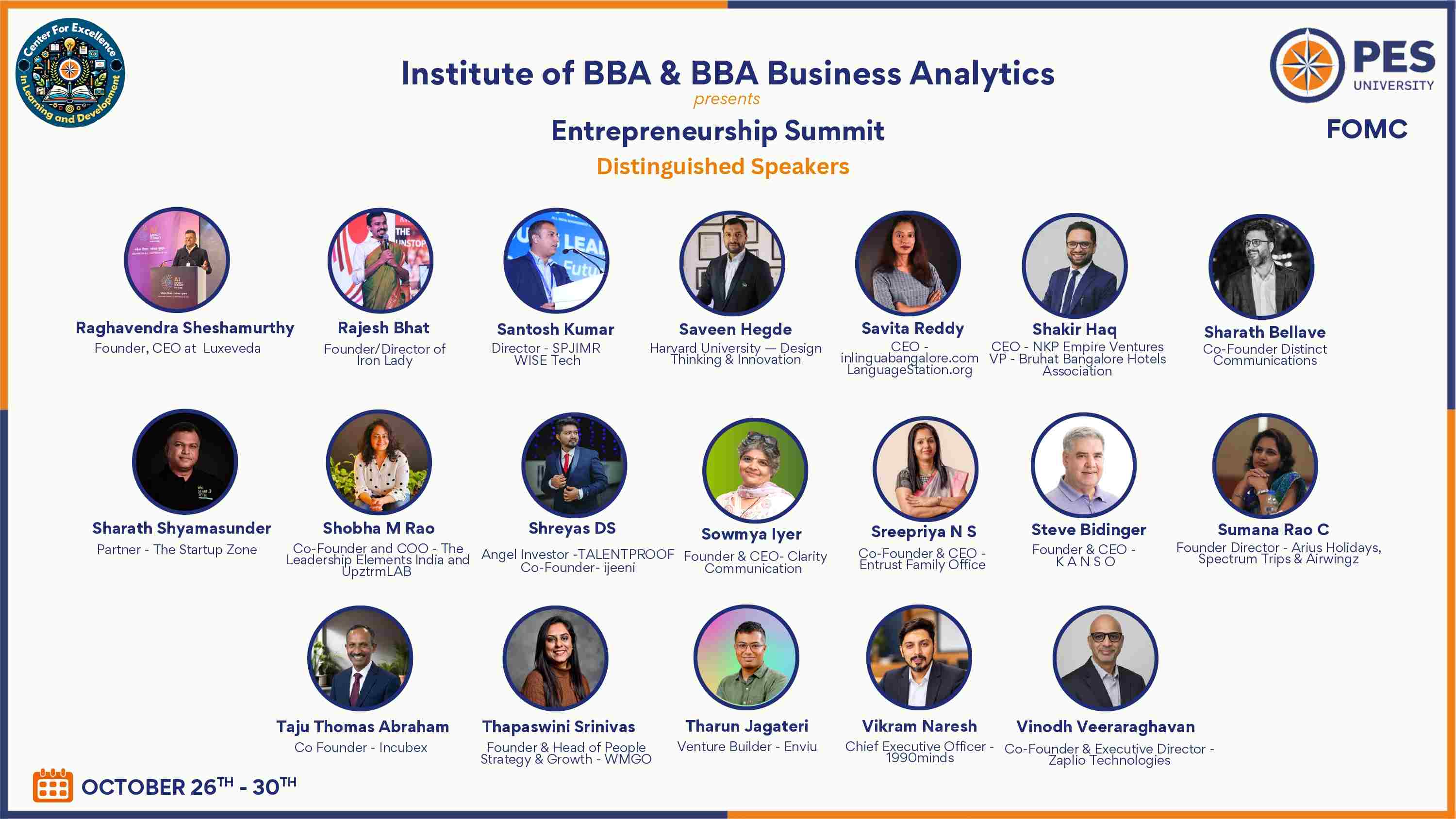 E-Week 2026: Entrepreneurship Summit